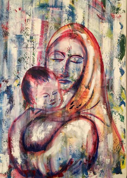 Dampney-mother-and-child